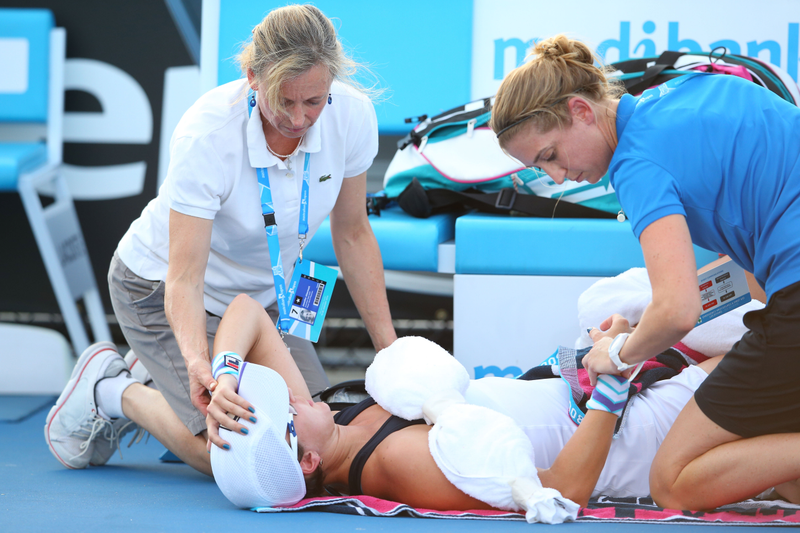 Illustration for article titled Players Are Fainting, Puking, And Hallucinating At The Australian Open
